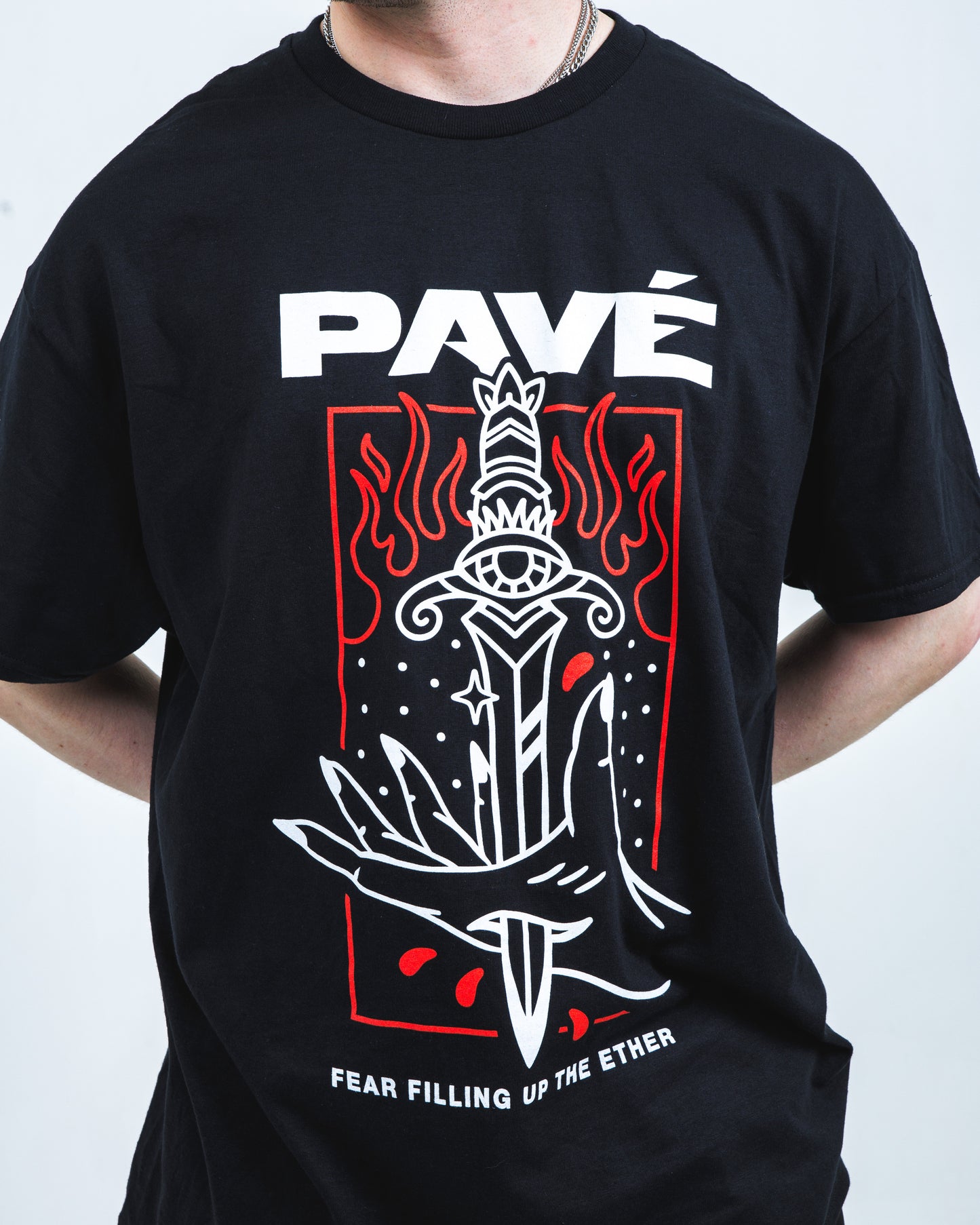 INTO THE ETHER TEE - BLACK