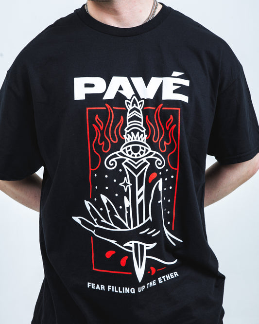 INTO THE ETHER TEE - BLACK